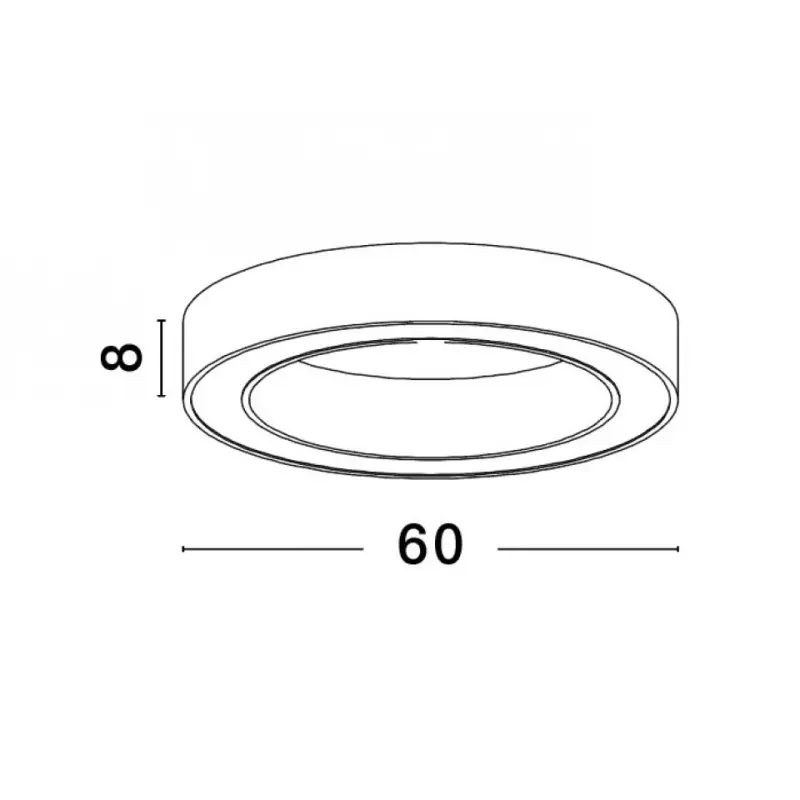 Stropné svietidlo NOVA LUCE 9345633 LED 48W 3730lm 2700-4000K 230V IP20